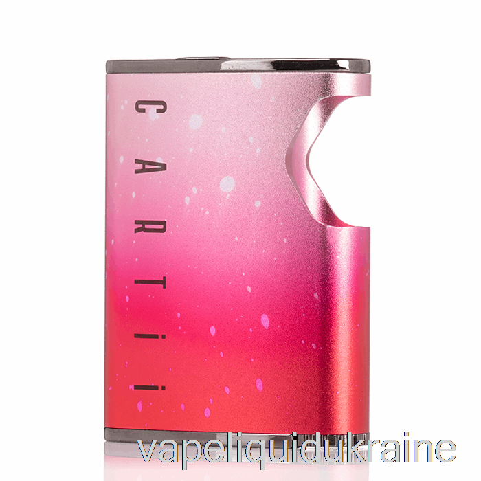 Vape Liquid Ukraine DAZZLEAF Cartii 2 in 1 Twist 510 Thread Battery Red Splatter